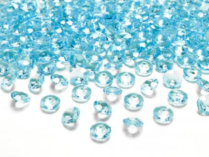 plastove diamantove konfety tyrkysove 12 mm 100 ks 10696 2