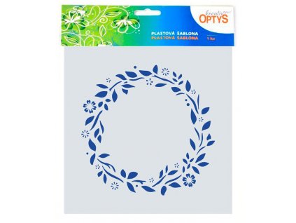 Šablona Věneček jaro