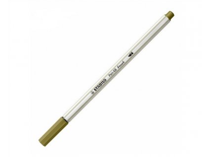 STABILO Pen 68 brush mud green