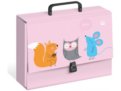 Kufřík zapínací s rukojetí B&B C4 Pastel Pink