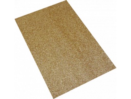 Pěnová guma A4 glitr champagne EG-017