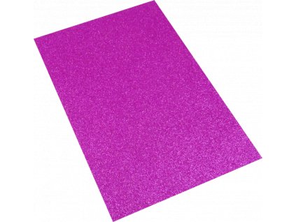 Pěnová guma A4 glitr růžová EG-002