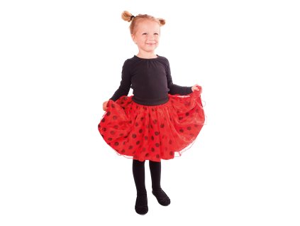 Sukně tutu beruška s puntíky bohatá