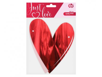 girlanda papierowa serca 200 cm (1)