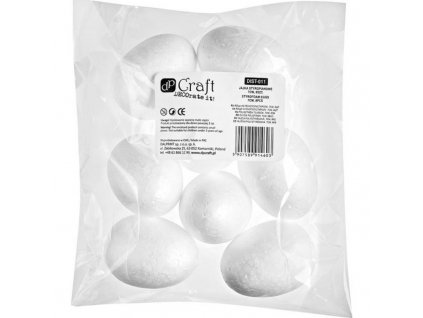 Vajíčka polystyren 7cm 8 ks