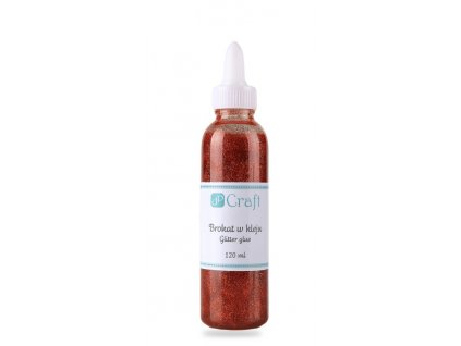 Glitrové lepidlo 120ml červené