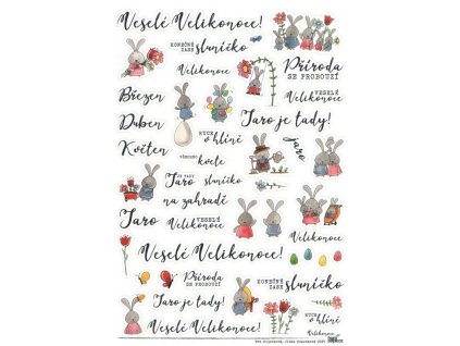 Samolepky A5 - Veselé Velikonoce č.3