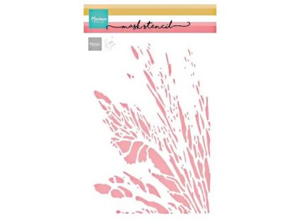 Plastová šablona 15x21cm vzor skvrny