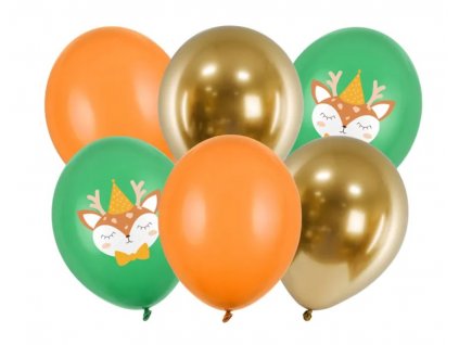 Balónky 30 cm s jelínkem 6ks