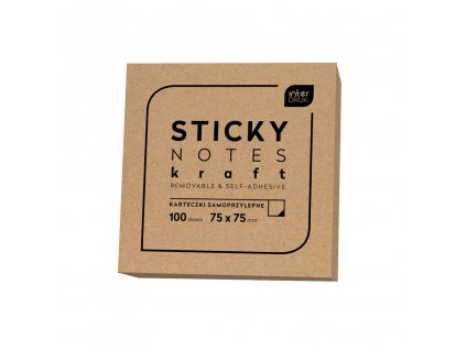 Bloček samolepící Sticky Notes Kraft