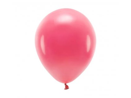 Eko balónky pastelové, světle červené 10ks