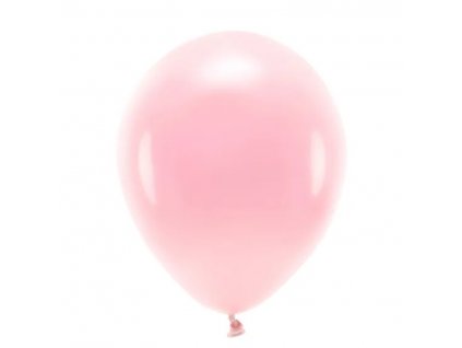 Eko balónky pastelové, starorůžové 10ks