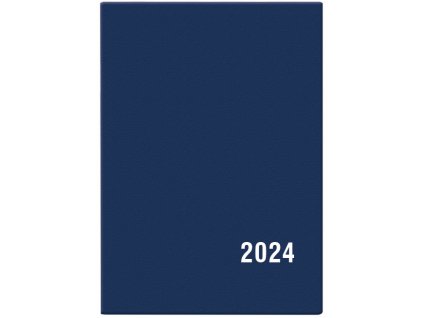 Měsíční diář 2024 - Anežka - PVC - modrá