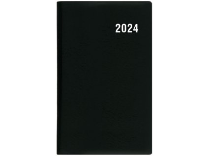 Měsíční diář 2024 - Diana - PVC - černá