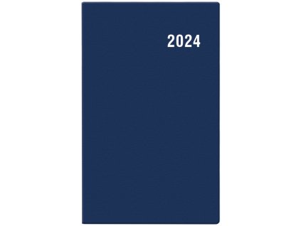 Měsíční diář 2024 - Marika - PVC - modrá