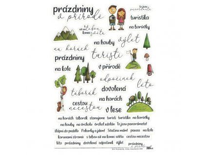 190535 samolepky a5 prazdniny v prirode