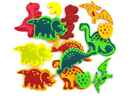 Pěnové nálepky - dinosauři 20ks