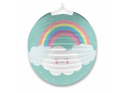 Lampion Rainbow & Cloud, průměr 25 cm