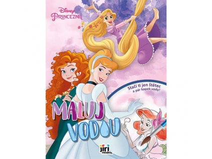 Maluj vodou A4 Disney Princezny