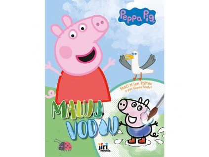 195702 maluj vodou a4 prasatko peppa