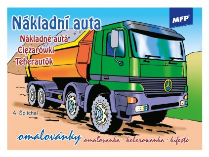 Omalovánky MFP A5 Nákladní auta