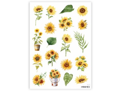 198507 papirove samolepky v arsiku a5 slunecnice