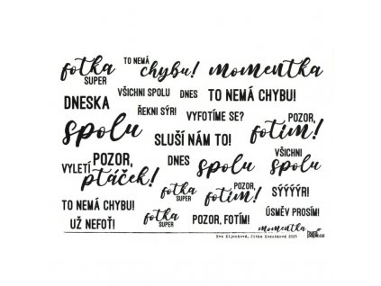 Samolepky průhledné A5 - Momentka