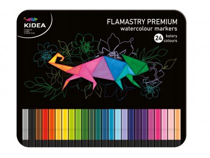 Fixy Kidea Premium 24 barev, čtvercové tělo