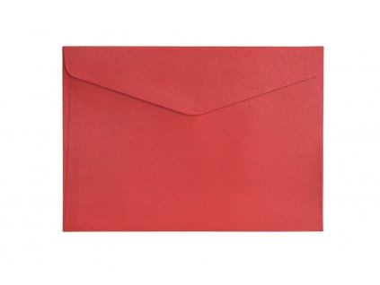 Obálky C5 Pearl červená 150g, 10ks