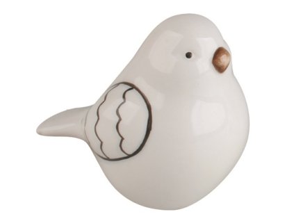 Ptáček z keramiky na postavení 8 x 5 x 6,5 cm