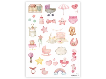 201564 papirove samolepky v arsiku a5 budeme mit holcicku