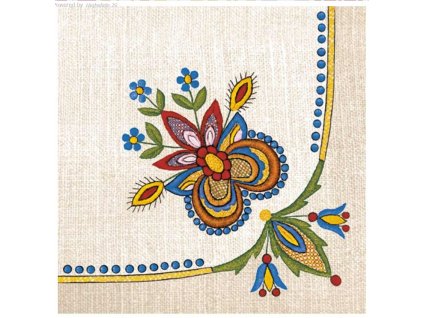 Ubrousky MAKI SLOG 0575 01 Wdzydzki Embroidery Fol