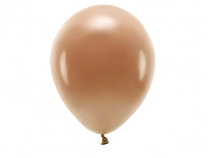 Eko balónky pastelové, světle hnědé 100ks 26cm