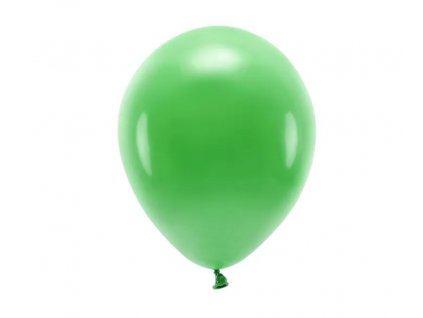 Eko balónky pastelové, trávově zelené 10ks 26cm
