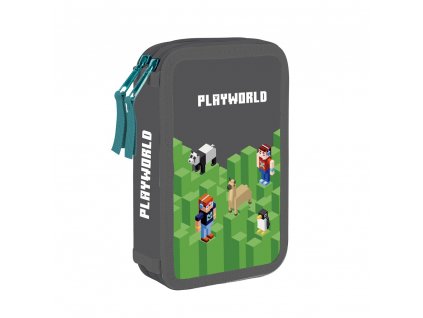 Penál 2 p. prázdný Playworld