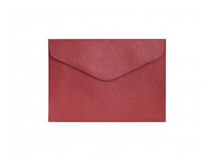 Galeria Papieru obálky C6 Pearl červená K 150g, 10ks  