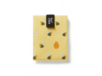 Opakovaně použitelný ubrousek na svačinu Včely 54x32 cm