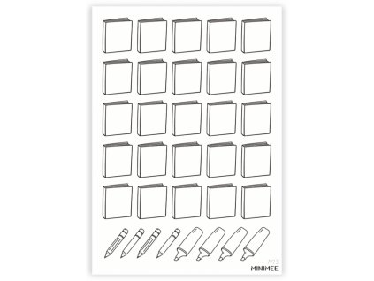 207958 papirove samolepky v arsiku a5 kniha nebo bujo