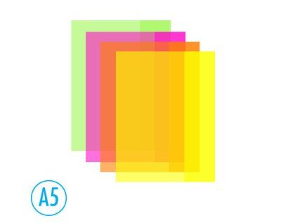 209897 obal na sesit a5 180mic neon luma