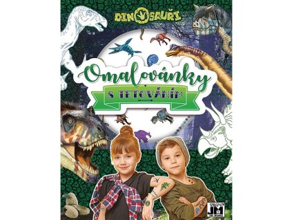 Omalovánky s tetováním Dinosauři