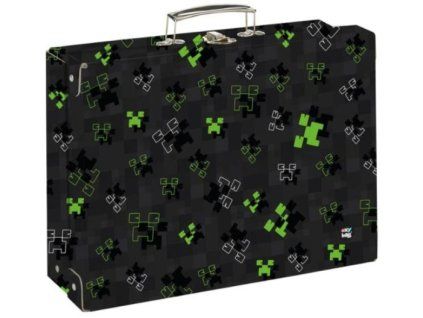 Kufřík lamino hranatý A4 OXY NEXT Green Cube