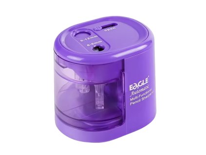 Ořezávátko EG-5161USB dvojité bateriové, s USB, fialové