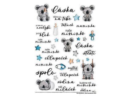 221167 samolepky a5 chlapecek a koala c 2