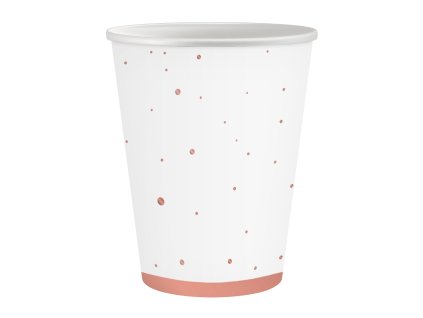 kubeczki papierowe celebrate rozowo zlote 250 m (1)