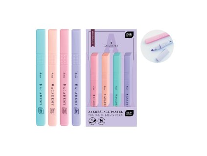 Zvýrazňovač Academy pastel