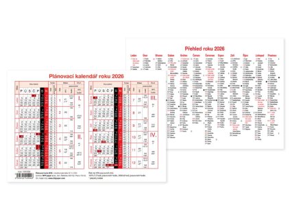 Plánovací karta 2026 MFP A5