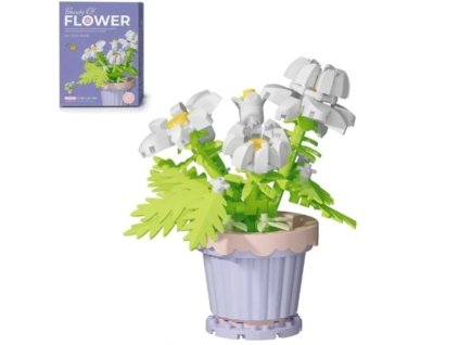 Stavebnice Mini Flower, Sedmikrásky, 189 dílků