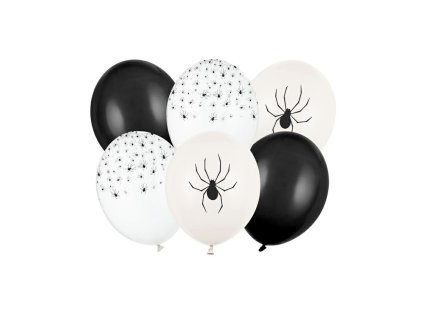 Sada latexových balónků "Spiders" 30cm/6ks