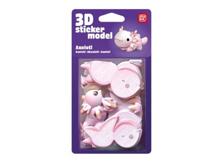 236082 3d sticker model jesterky axolotl make