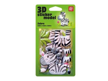 3D Sticker Model ZOO Zebra